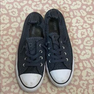Converse navy sneakers